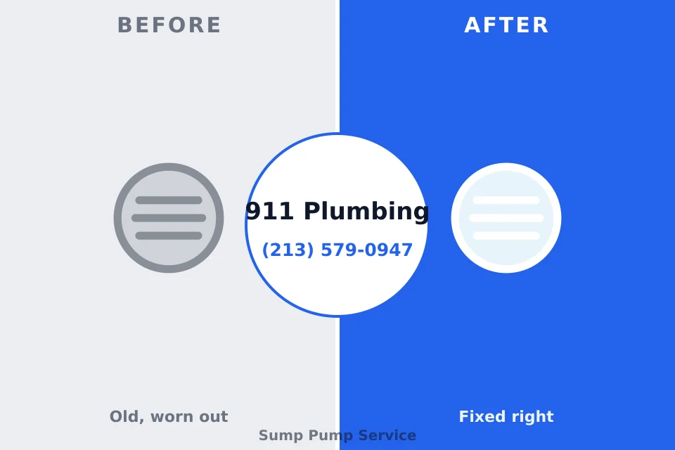 Before and after: plumbing repair Minerva Park, OH